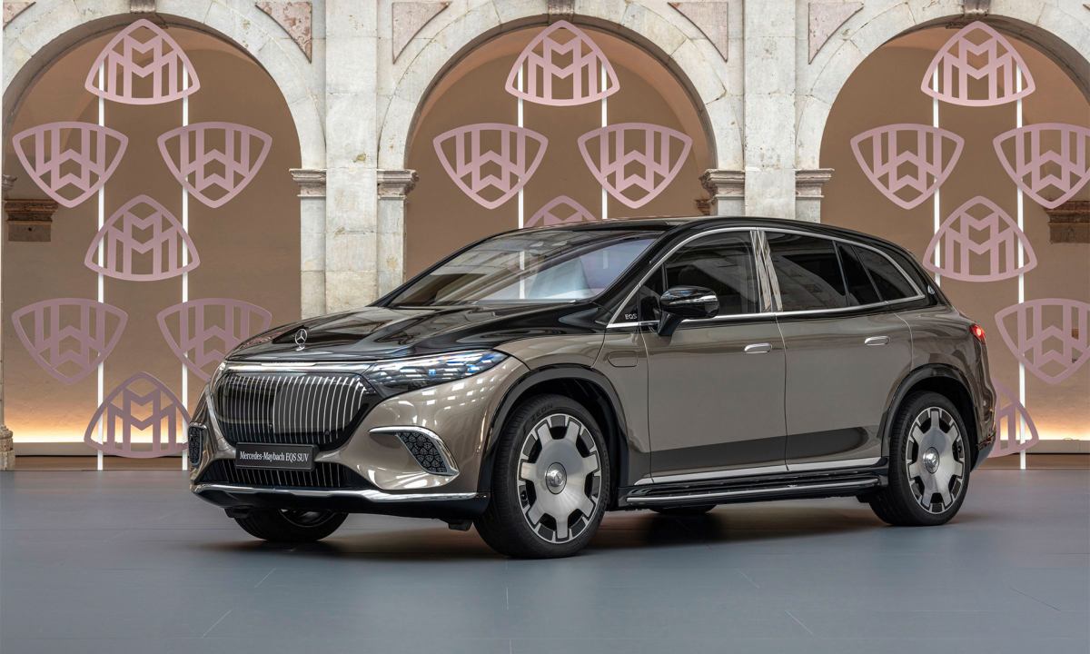 梅赛德斯-奔驰正式发布 EQS 迈巴赫纯电 SUV