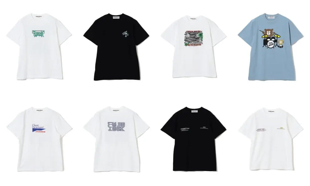 FUJI ROCK 23 x BEAMS 合作版 T 恤发布