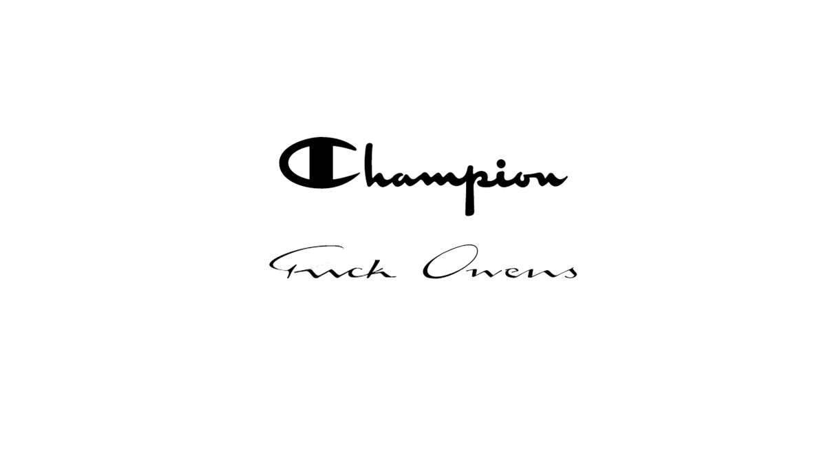 Champion x Rick Owens 4.0 合作系列登场