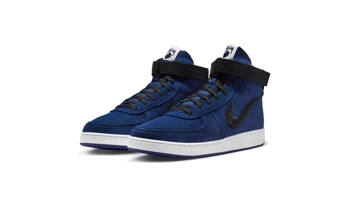 抢先预览 Stüssy x Nike Vandal High「Deep Royal Blue」合作鞋款