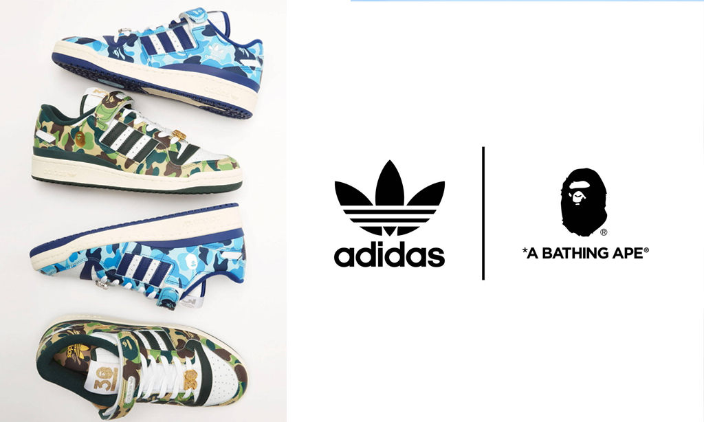 BAPE®︎ x adidas Originals FORUM 84 正式登场