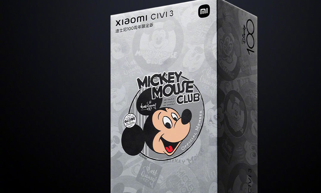 小米联手迪士尼推出百年纪念限定版 Civi 3