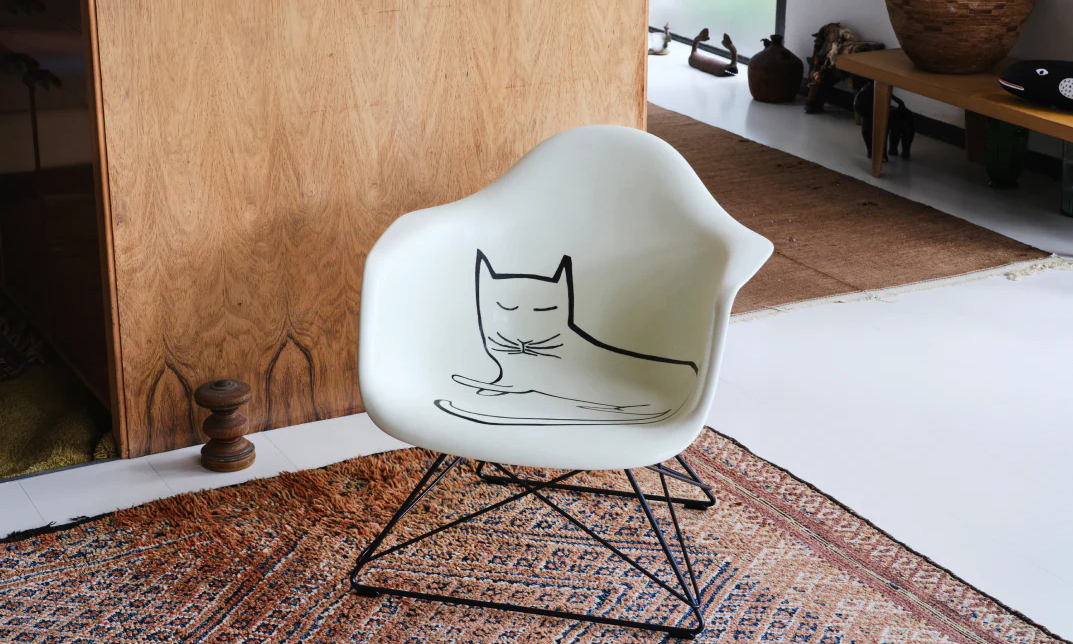 Herman Miller x Vitra x Eames Office 推出「Steinberg Cat」扶手椅