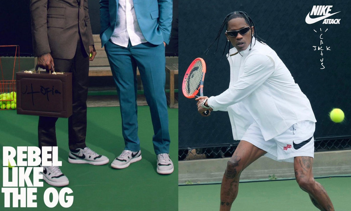 Travis Scott 和 John McEnroe 联手演绎 Nike Mac Attack