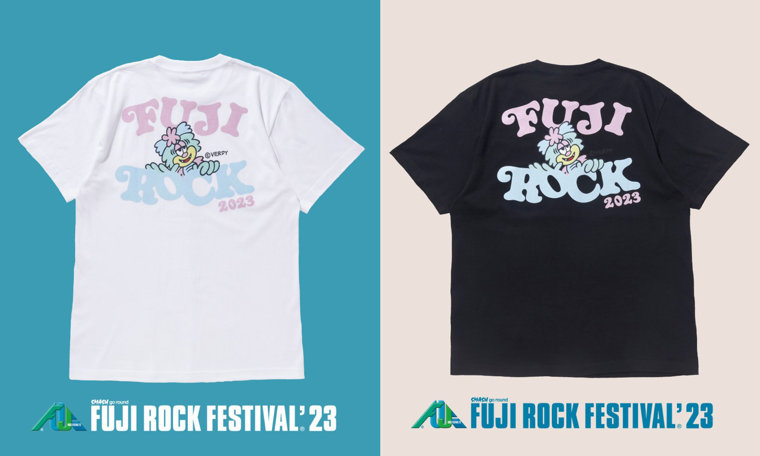 FUJI ROCK FESTIVAL x Verdy 限定 T 恤发布