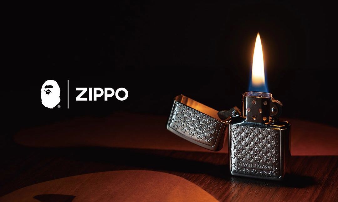 BAPE®︎ x ZIPPO 推出联名 STA PATTERN 打火机