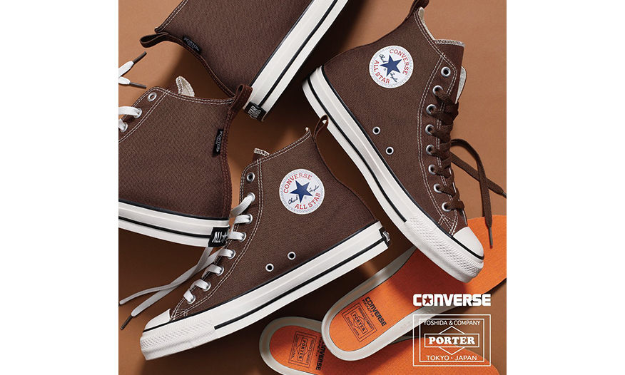 PORTER x CONVERSE All Star®「SMOKY」鞋款发布