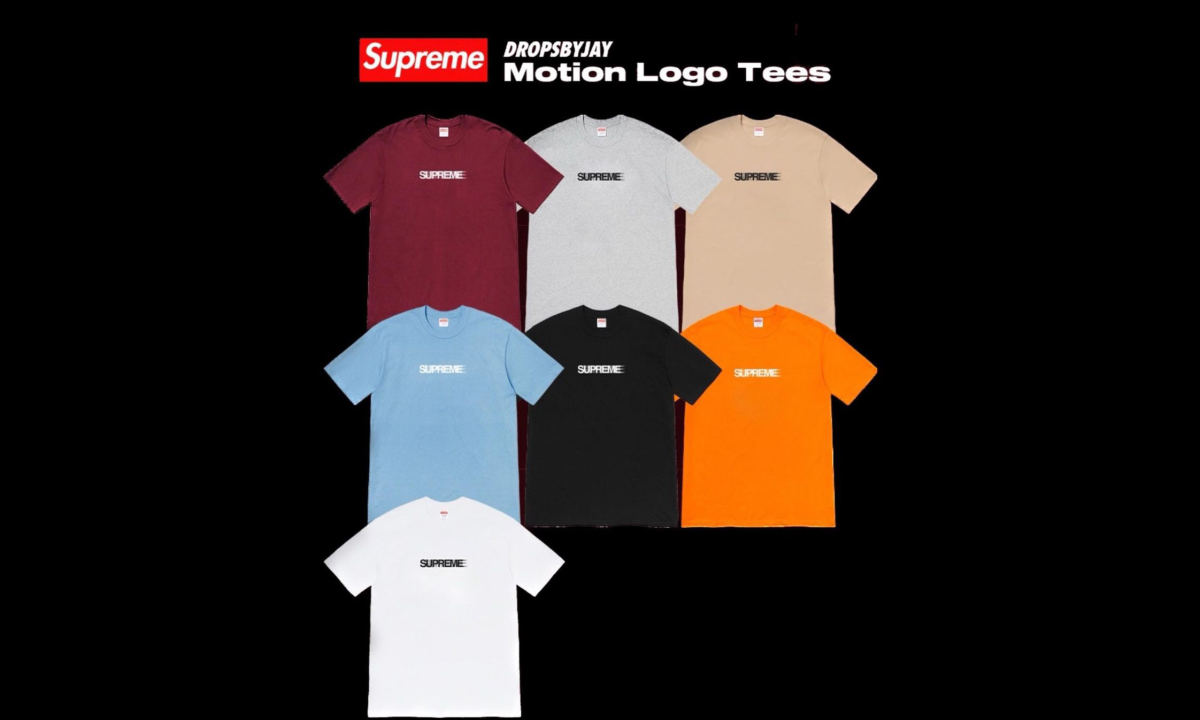 Supreme Motion Logo Tee 将在本周发售