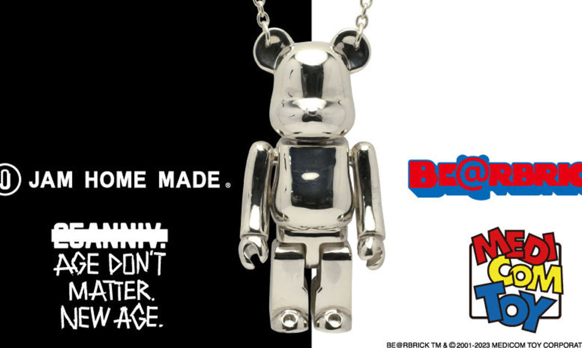 JAM HOME MADE 与 MEDICOM TOY 推出 BE@RBRICK 银质联名配饰