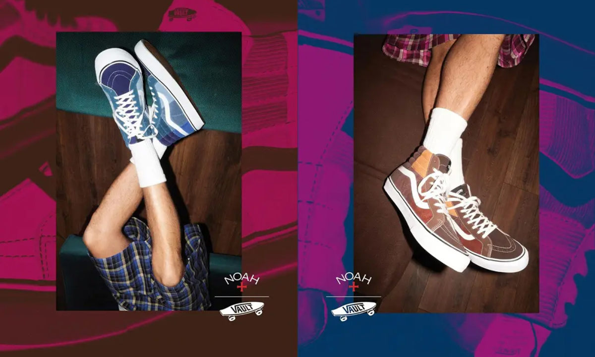 NOAH x Vans Vault「Corduroy Patchwork SK8-HI」即将发售
