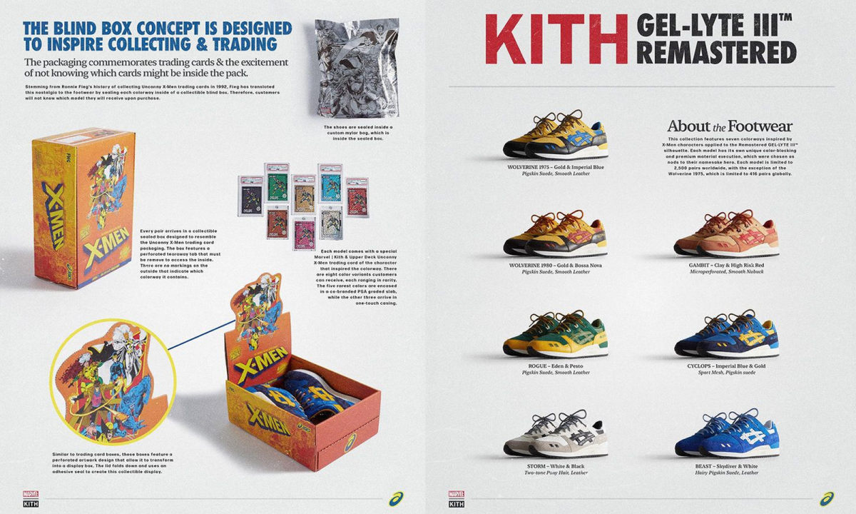 《X 战警》x KITH x ASICS Gel Lyte III 正式登场