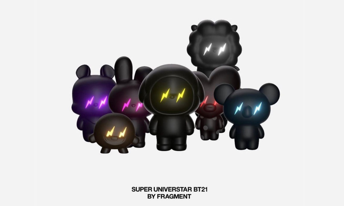 BT21 x fragment design「SUPER UNIVERSTAR」系列推出