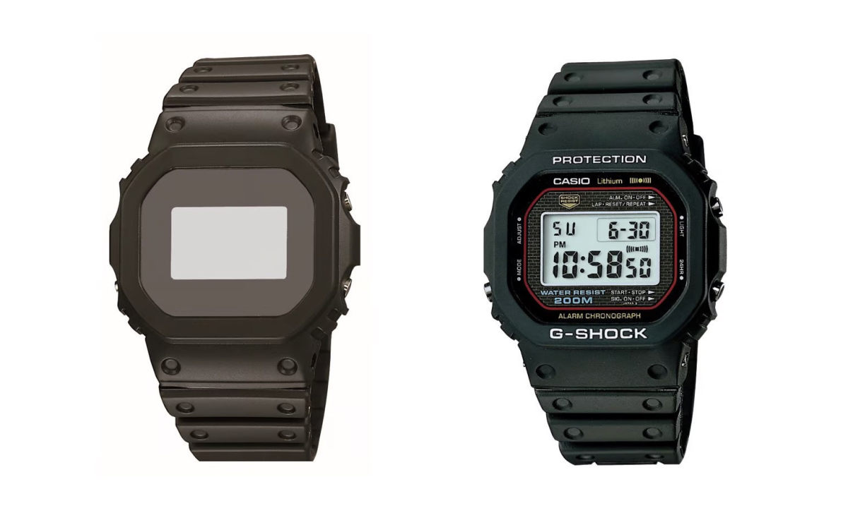 CASIO 将第一款 G-SHOCK 外形注册三维商标