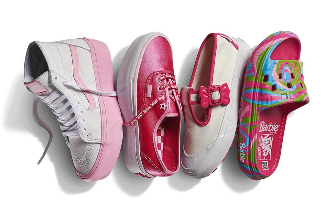 Vans 推出芭比合作鞋款系列
