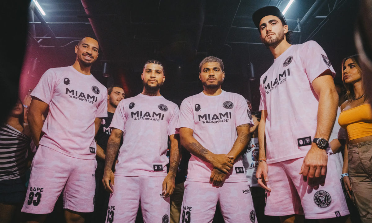 Inter Miami CF x BAPE® 合作系列正式来袭