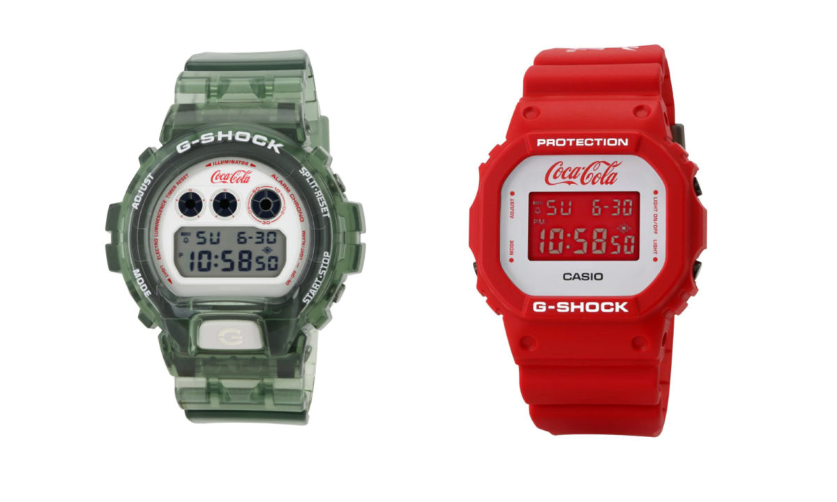 Coca-Cola x G-SHOCK 合作表款来袭