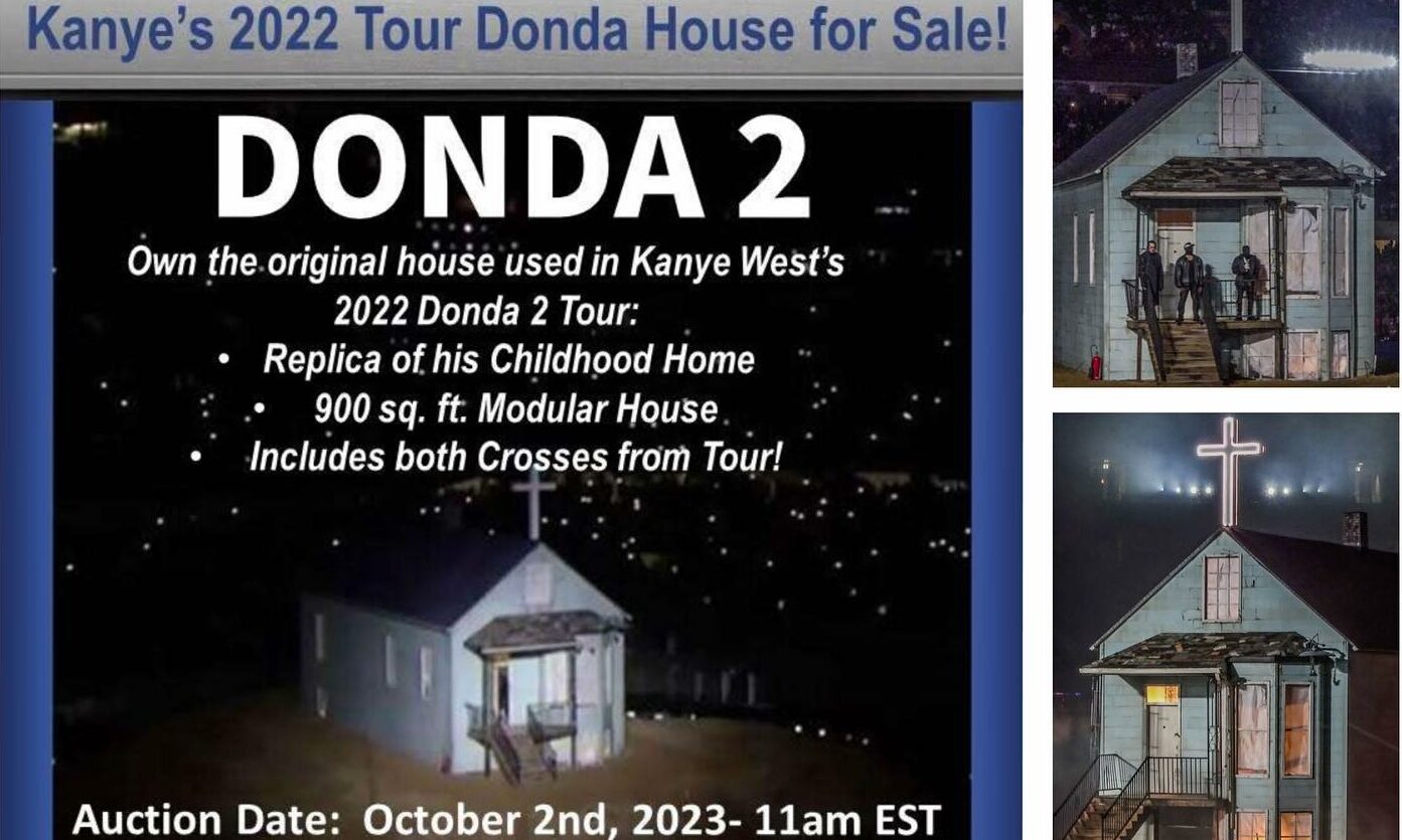 《DONDA 2》试听会道具房屋将被拍卖