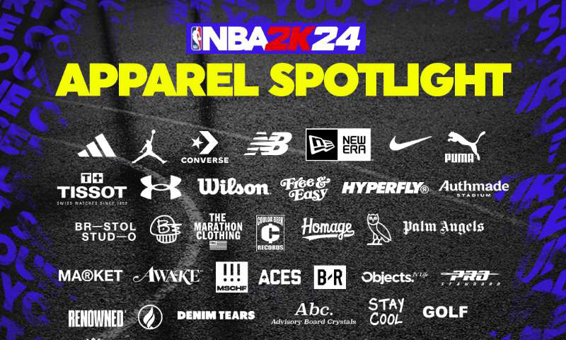 《NBA 2K24》公布合作品牌完整名单