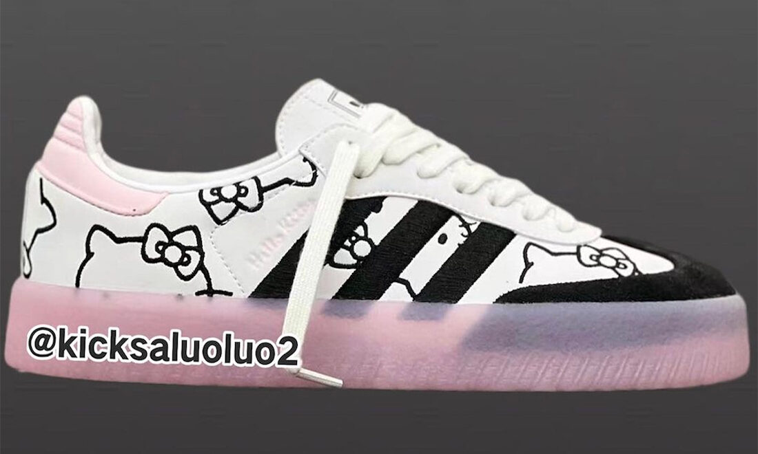 Hello Kitty x adidas Samba 2.0 抢先一览