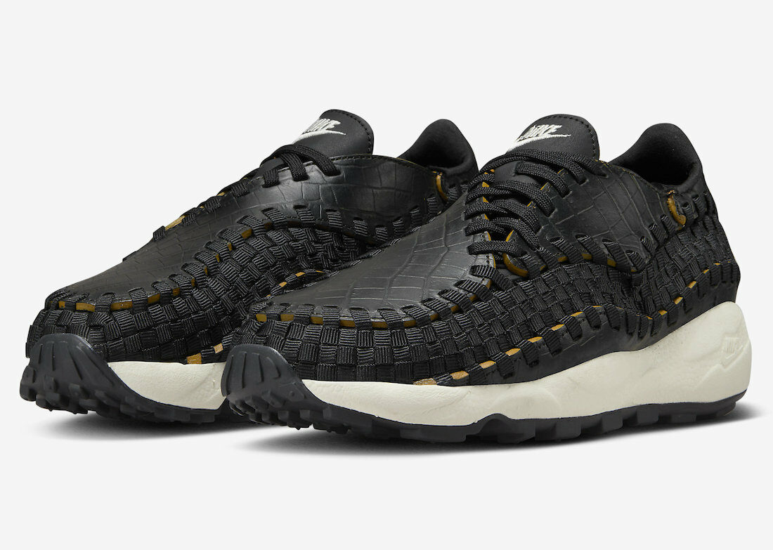 经典款奢华演绎，Nike Air Footscape Premium「Black Croc」官图预览