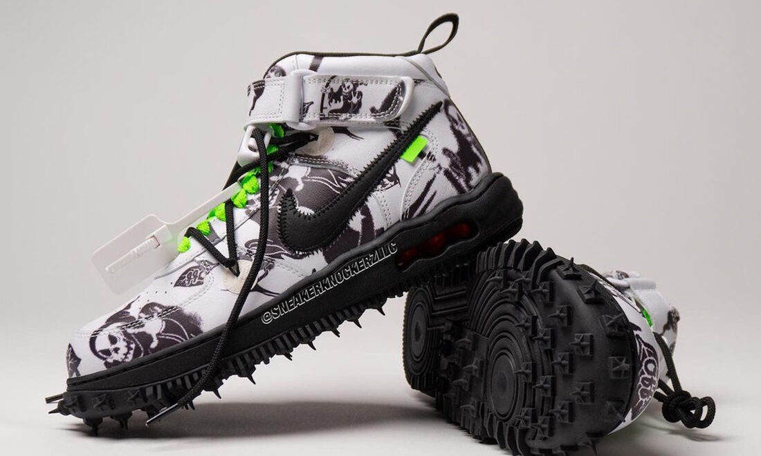超限量？Off-White™ x Nike Air Force 1 Mid「Grim Reaper」实物图释出