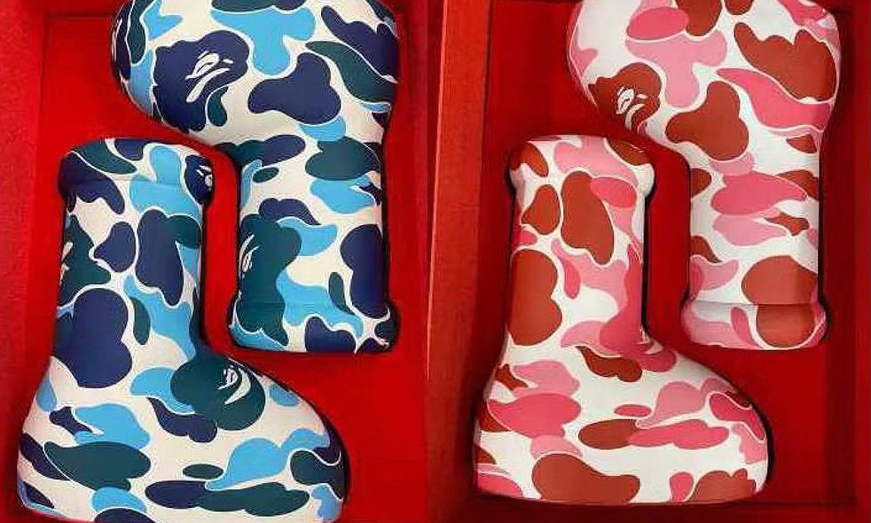 BAPE® 定制版 MSCHF「阿童木靴」亮相