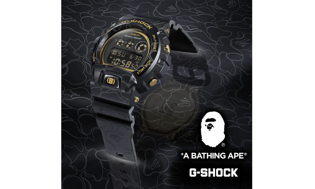 BAPE® x G-SHOCK「GM-6900」现已登场