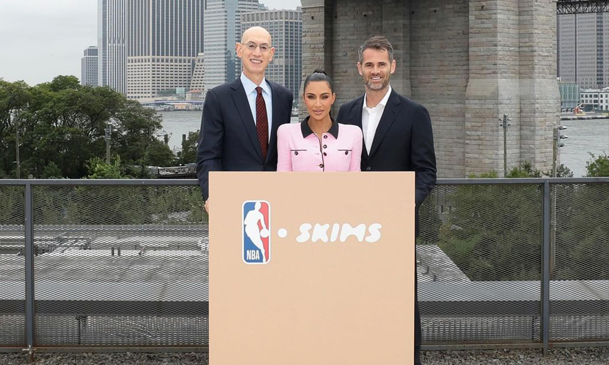 再下一城，SKIMS 与 NBA 达成官方合作关系
