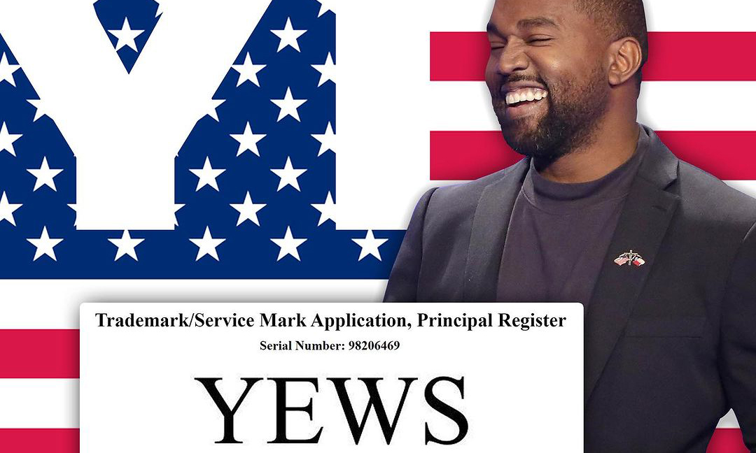 又有新动作？Ye 提交「YEWS」新商标注册申请