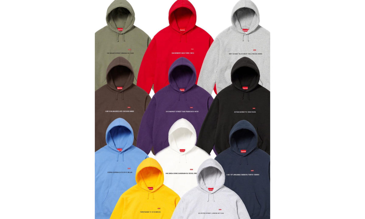 Supreme Shop Small Box 系列帽衫本周发售