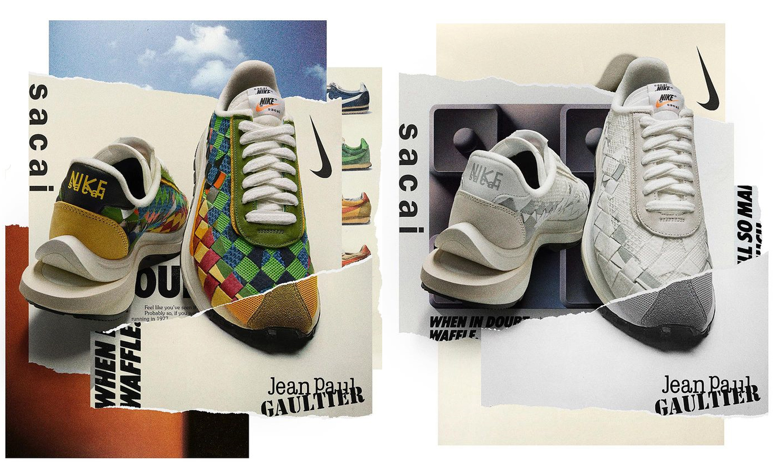 Jean Paul Gaultier x sacai x Nike 合作鞋款即将发售