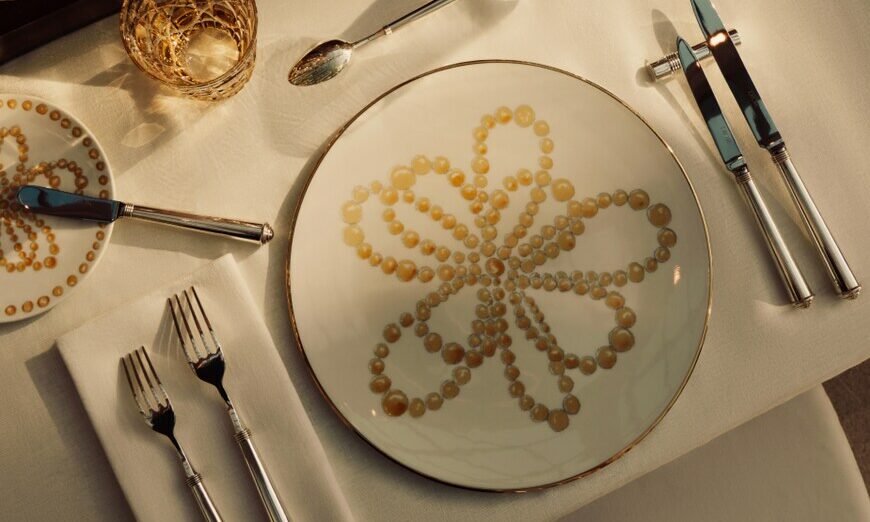 DIOR Maison 推出全新餐具系列「Perles」
