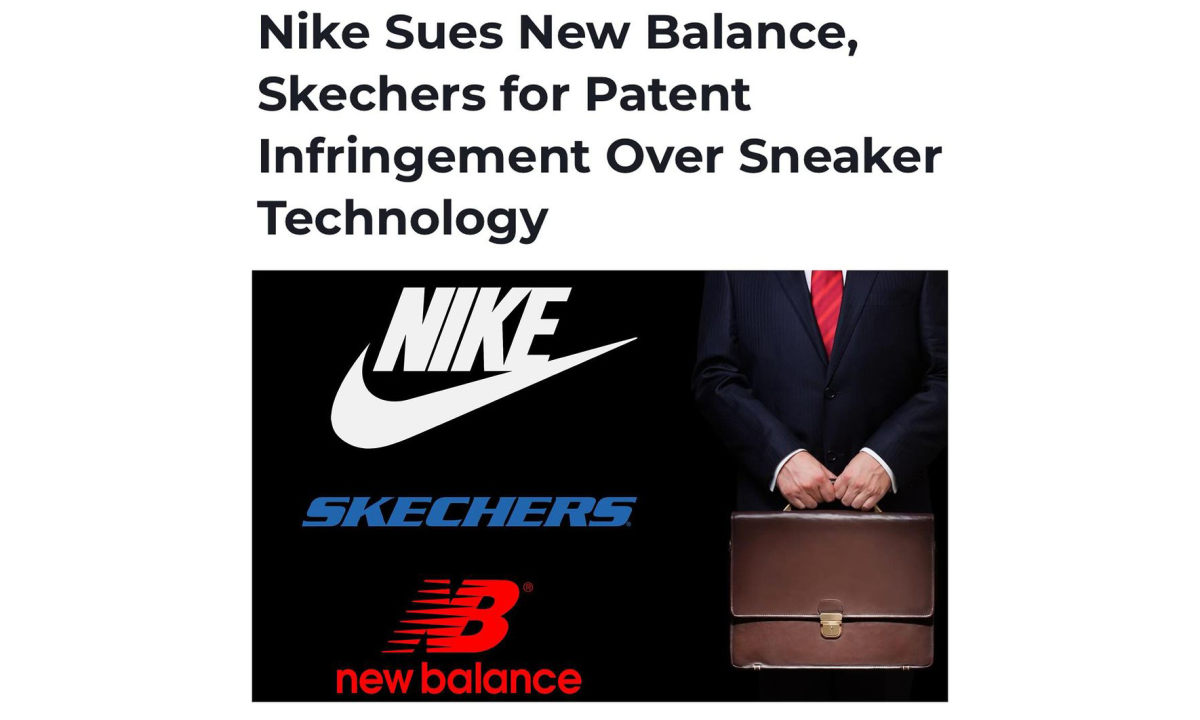 Nike 起诉 New Balance、Skechers 侵权