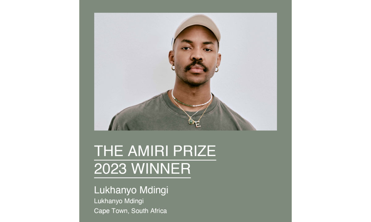 南非设计师 Lukhanyo Mdingi 成为 2023 年度 AMIRI Prize 最终获奖者