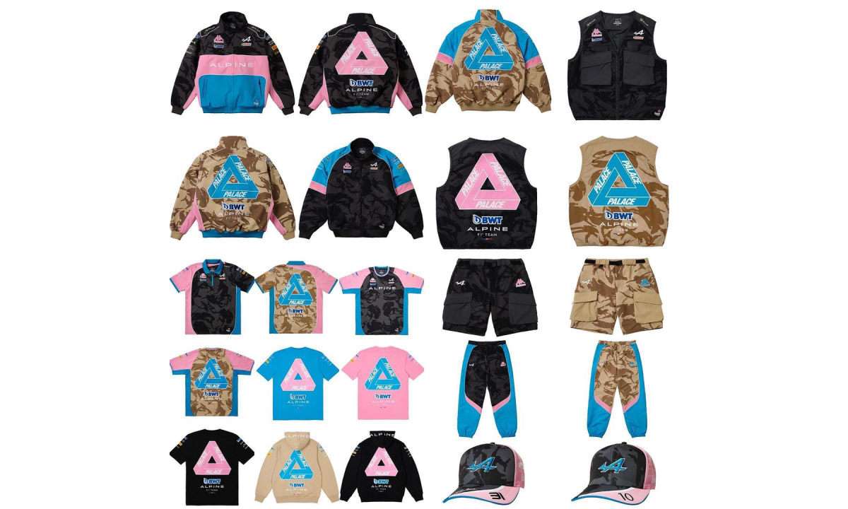 Palace x Alpine F1 x Kappa 合作系列完整单品阵容公开