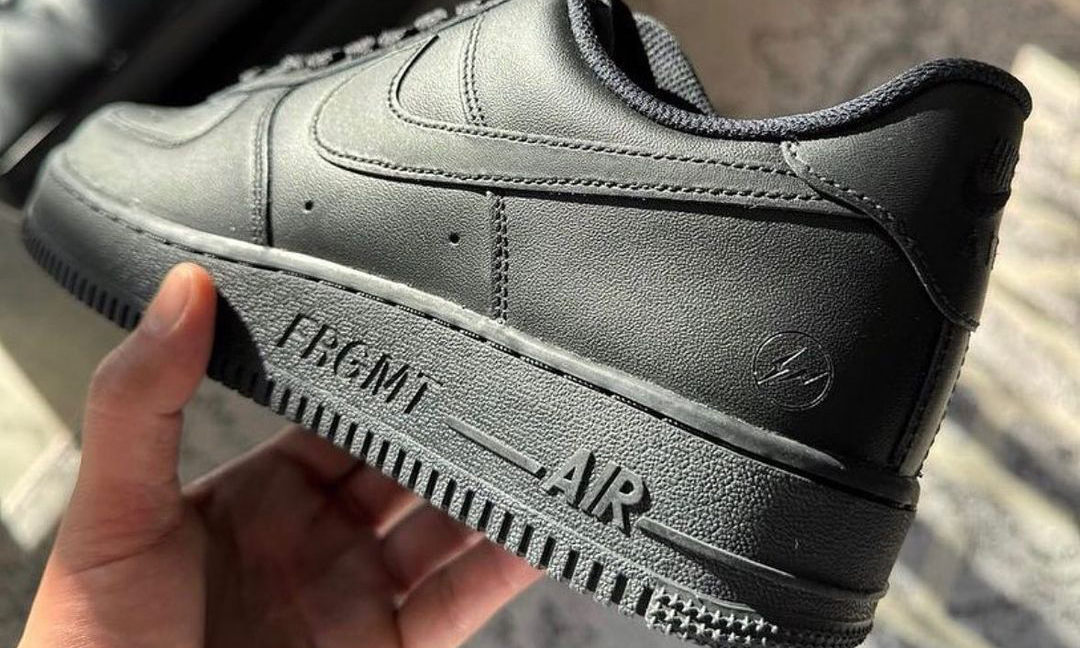fragment design x Nike Air Force 1 Low 再曝全黑版本