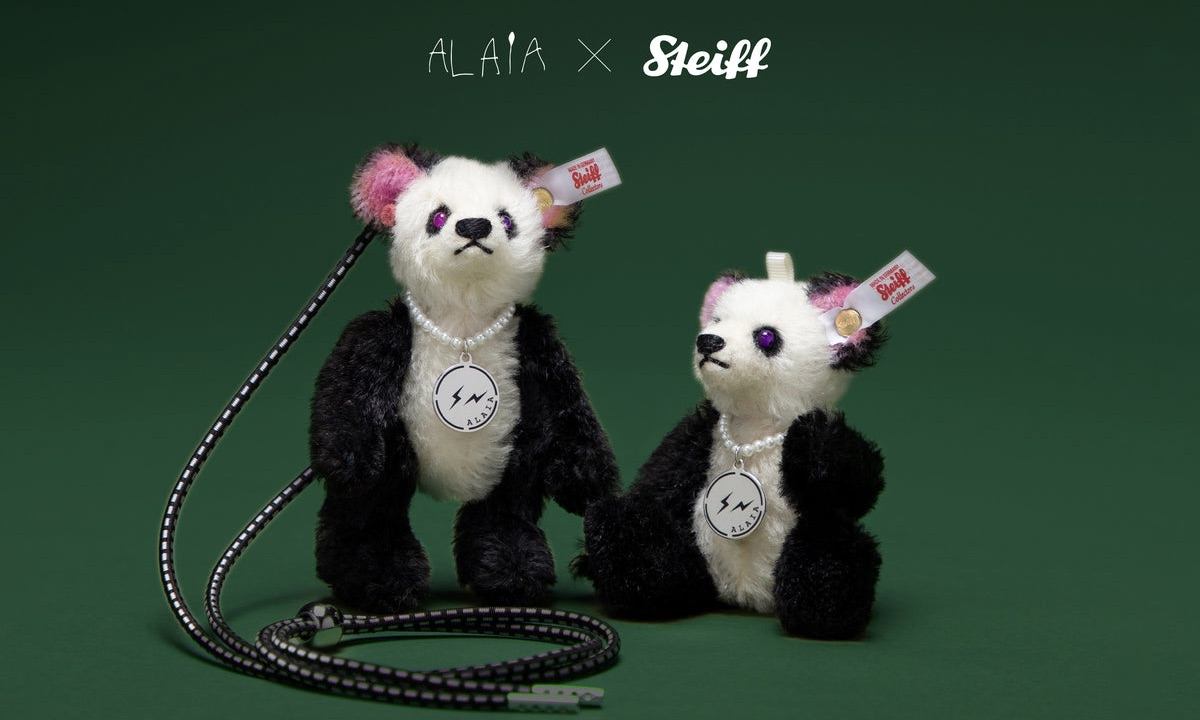 fragment design x Alaia x Steiff 推出三方联名挂饰