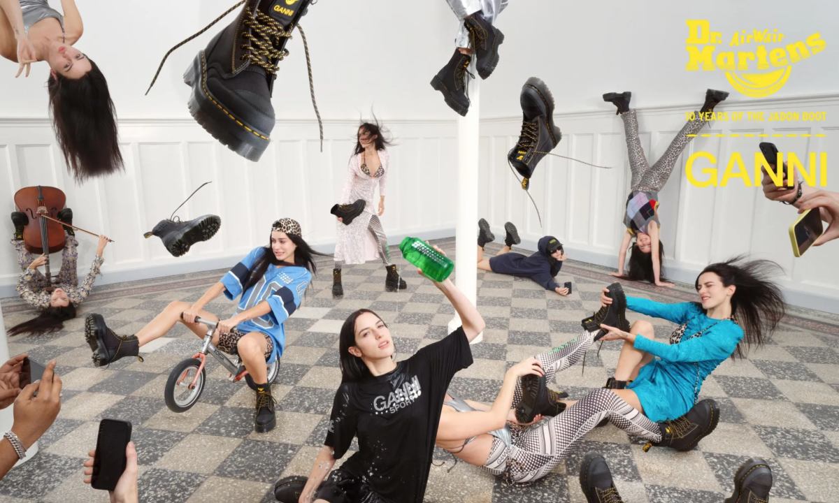 GANNI x Dr. Martens 限量版合作靴款登场