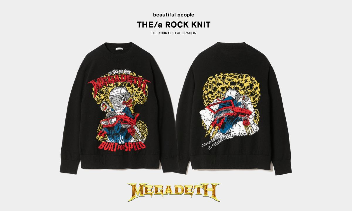 Beautiful People  携手重金属乐队 Megadeth 推出合作