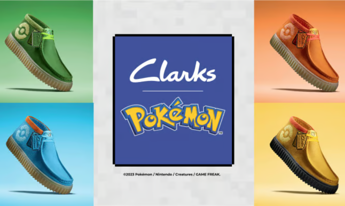 Pokémon x Clarks Originals 合作系列发售在即
