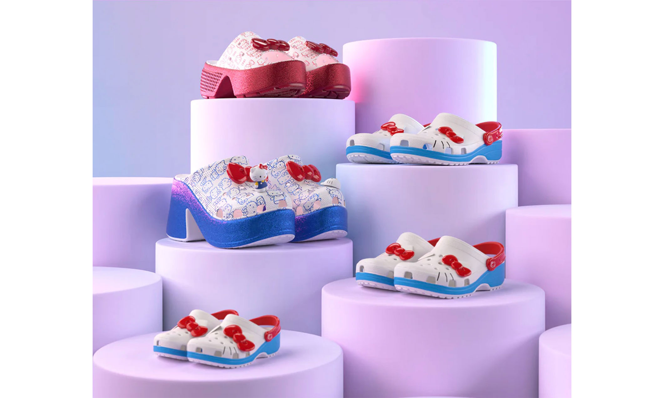 Crocs 推出全新系列，以庆祝 Hello Kitty 50 岁生日
