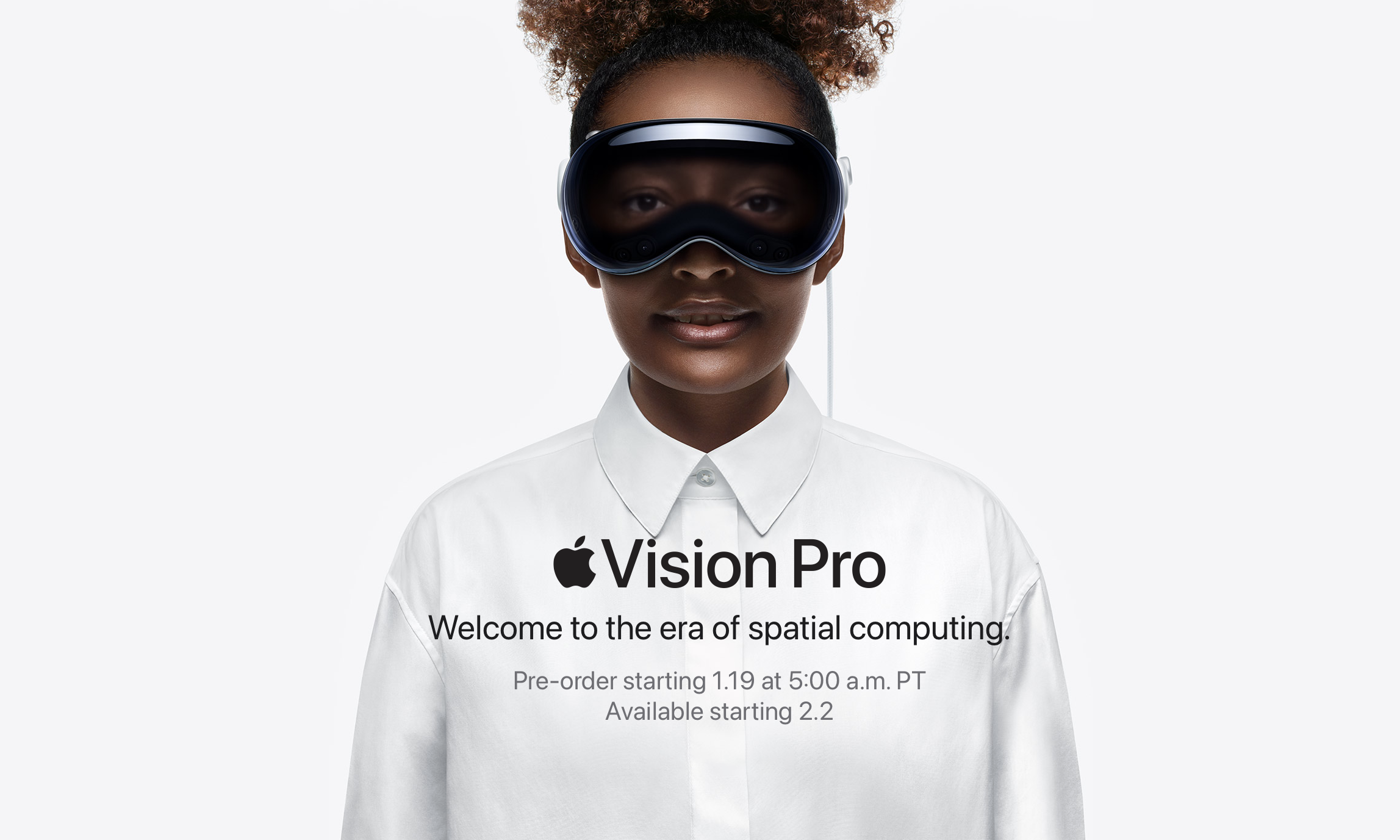 苹果宣布 Vision Pro 将于 2 月 2 日在美国上市