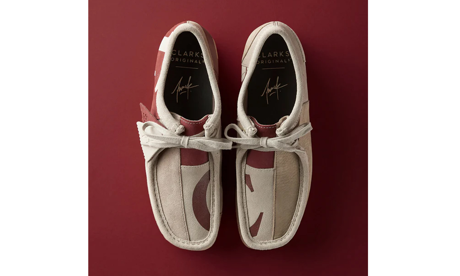 Franck Pellegrino x Clarks Wallabee「Red Combi」合作鞋款即将发售