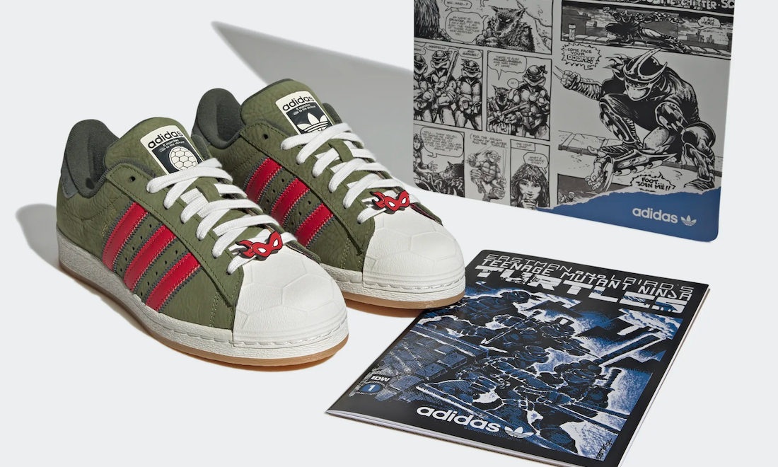忍者神龟 x adidas Superstar「SHELLTOE」即将发售