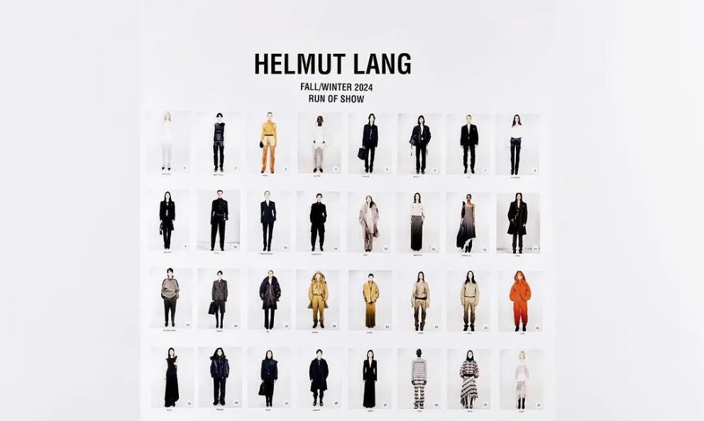 Helmut Lang 2024 秋冬系列发布