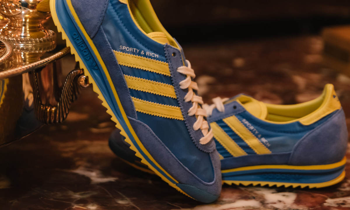 adidas Originals 携手 Sporty & Rich 发布 SL 72 合作鞋款