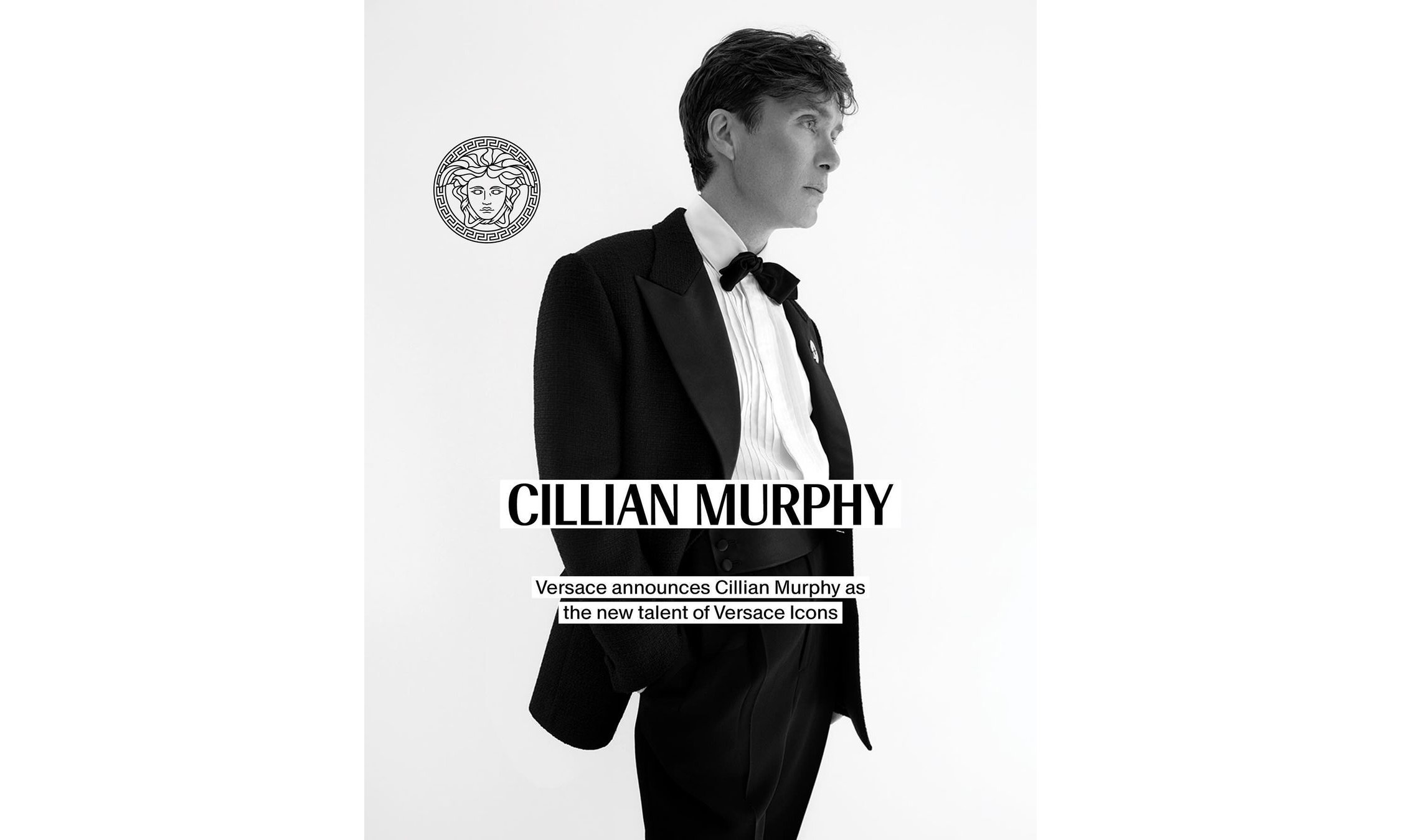 Versace 官宣奥斯卡奖得主 Cillian Murphy 为新系列代言人