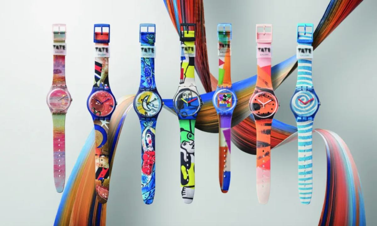 SWATCH 首次携手泰特美术馆推出联名腕表