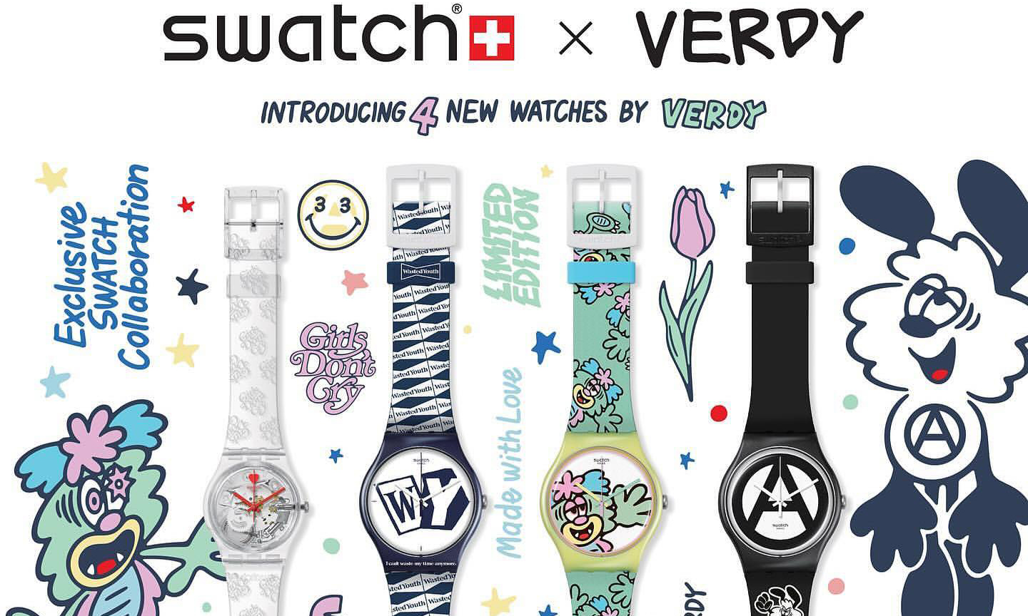 Swatch x VERDY 合作胶囊系列正式发布