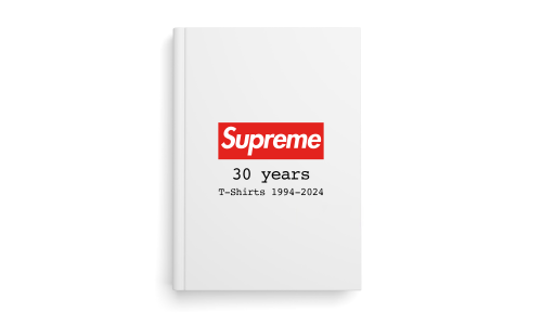 Supreme 将发布 30 周年纪念书籍